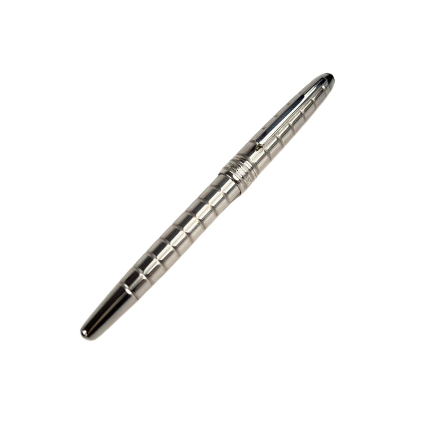 Montblanc Meisterstuck Solitaire Platinum Plated Facet Rollerball pen
