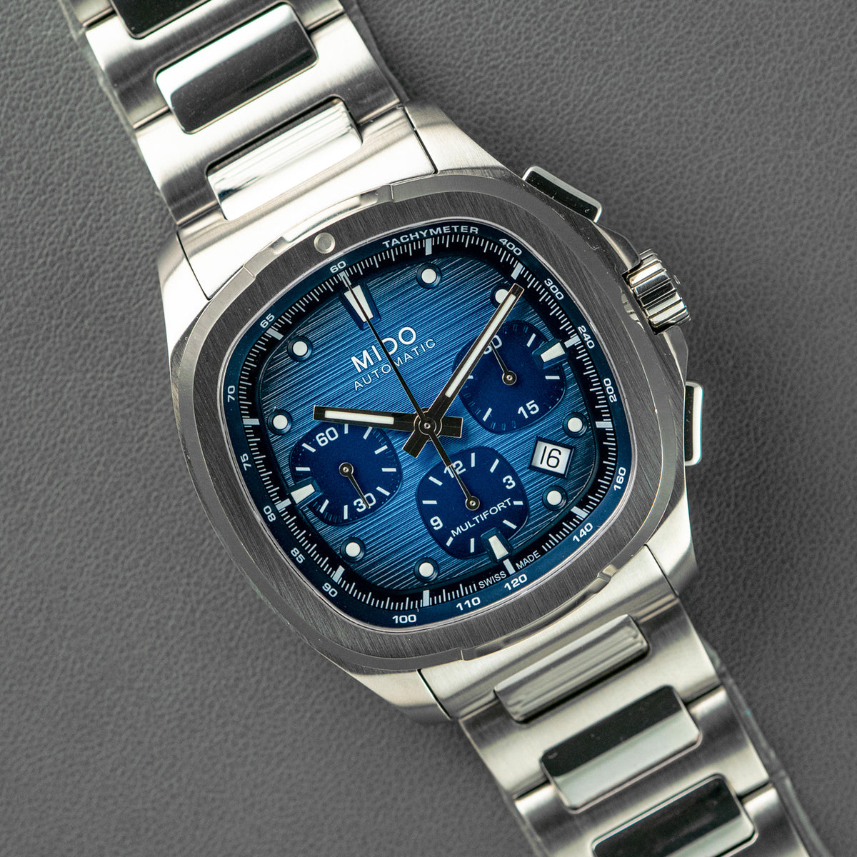 Mido Multifort TV Chronograph Automatic Blue Dial 42mm