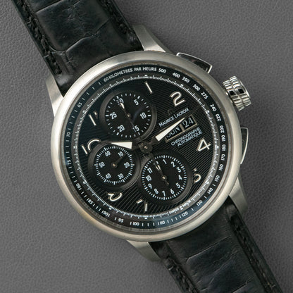 Maurice Lacroix Masterpiece Chronograph Black Dial 40mm