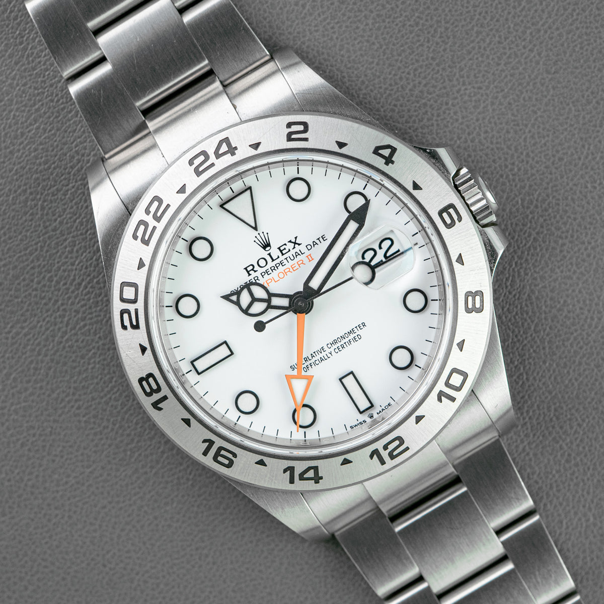 Rolex Explorer II "Polar" GMT Automatic White Dial 42mm