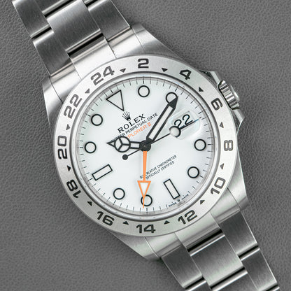 Rolex Explorer II "Polar" GMT Automatic White Dial 42mm