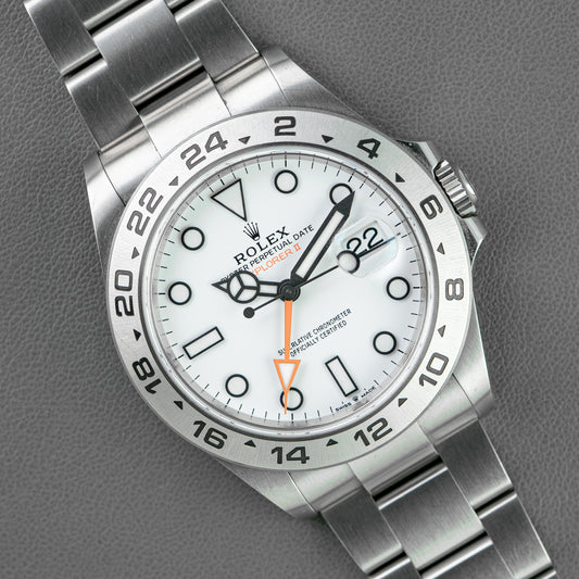 Rolex Explorer II "Polar" GMT Automatic White Dial 42mm