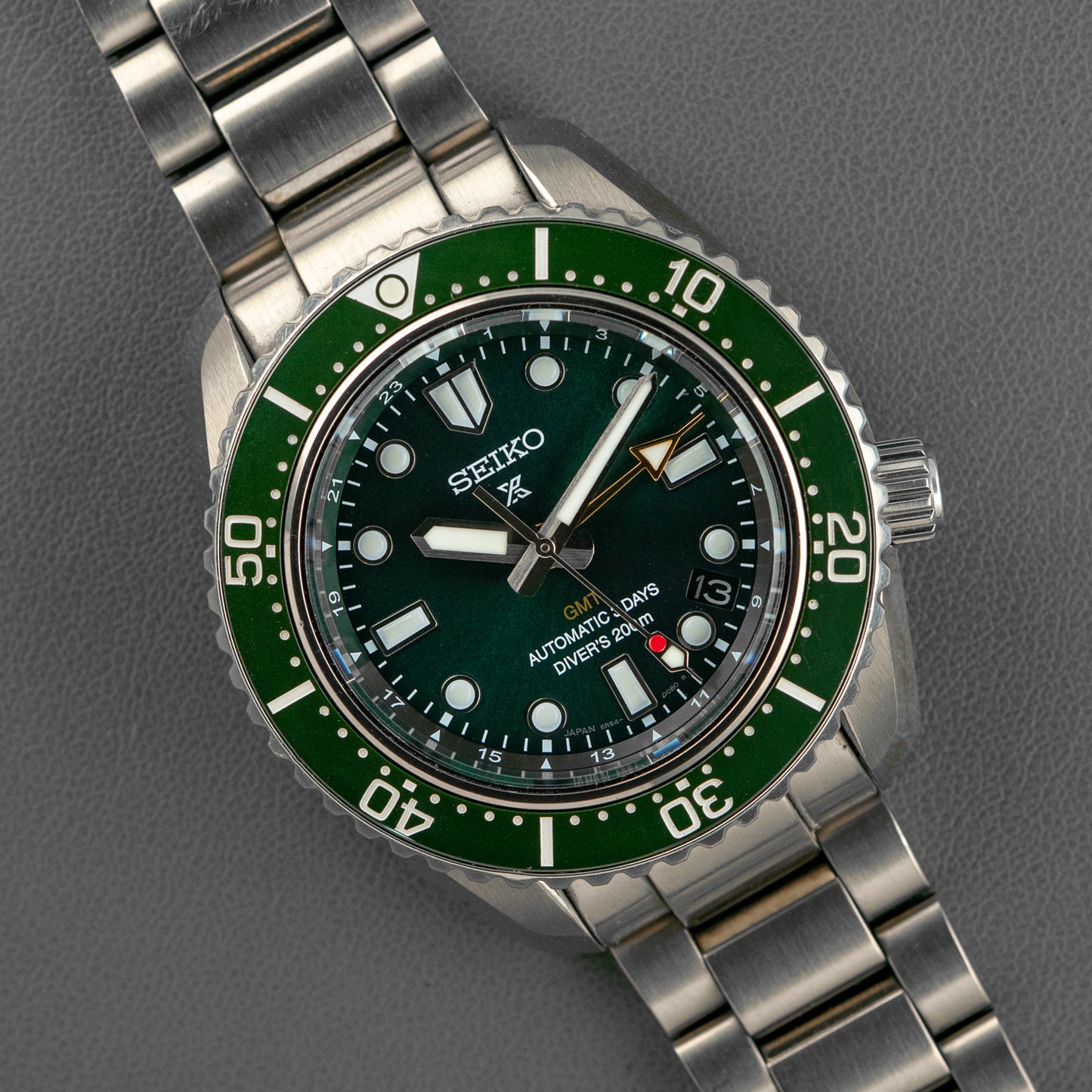Seiko Prospex GMT SPB381J1 Diver 200M Green Dial 42mm
