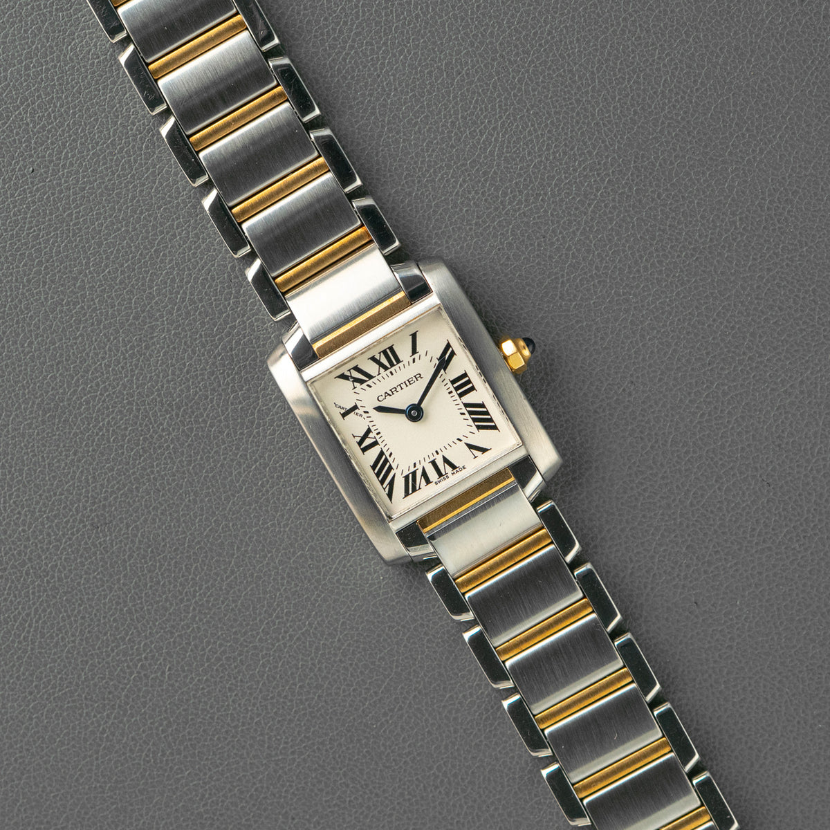 Cartier Tank Française Small Two-Tone Silver Dial 20mm