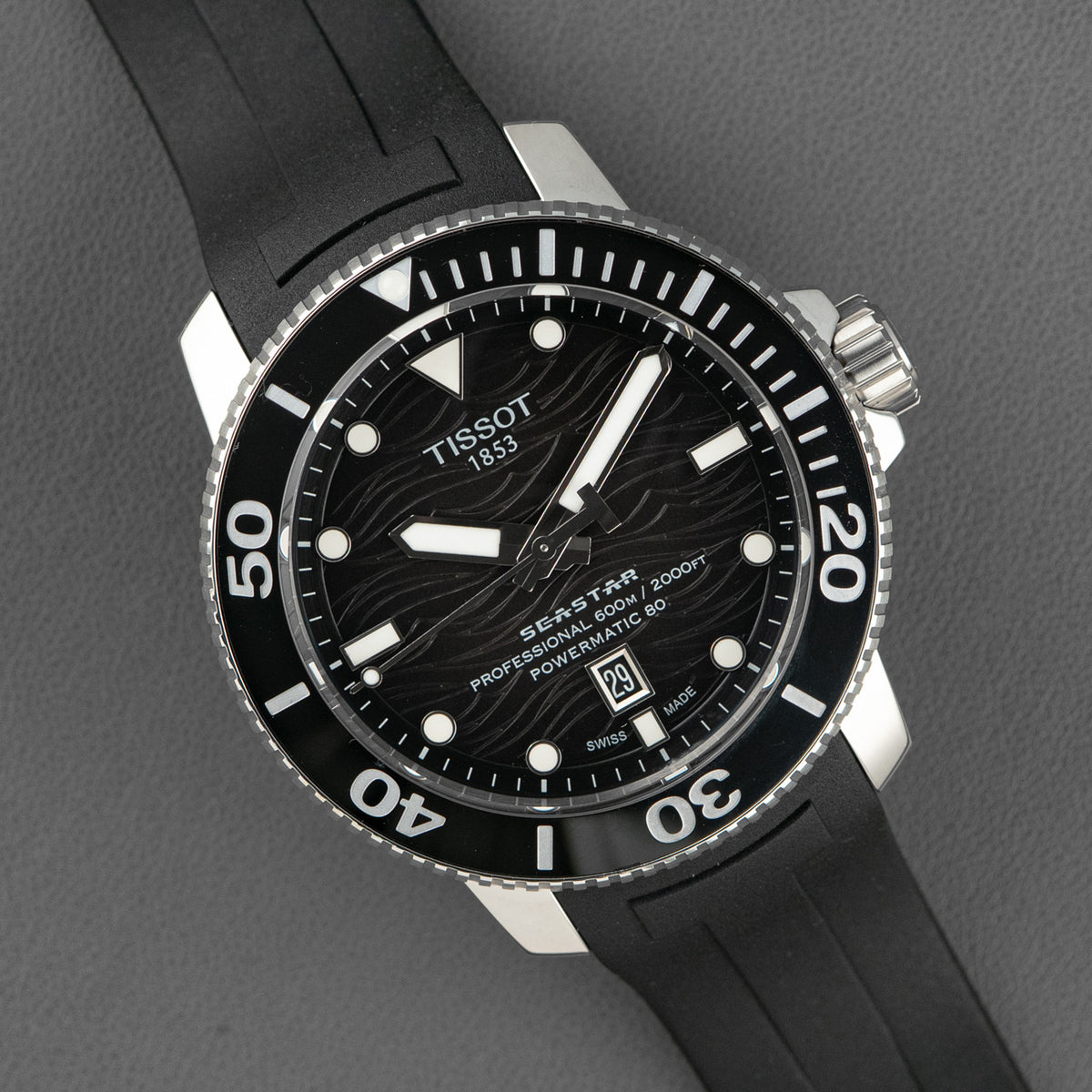 Tissot Seastar 2000 Professional Black Dial 46mm