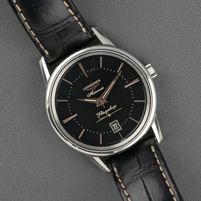 Longines Flagship Heritage Automatic Black Dial 38.5mm