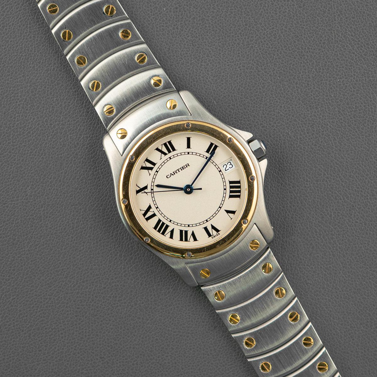 Cartier Santos Ronde 1910 Two-Tone 33mm