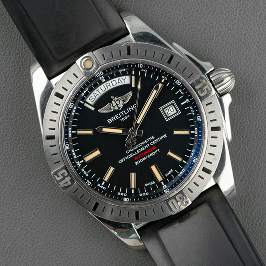 Breitling Galactic 44 Black Dial Automatic Day-Date 44mm