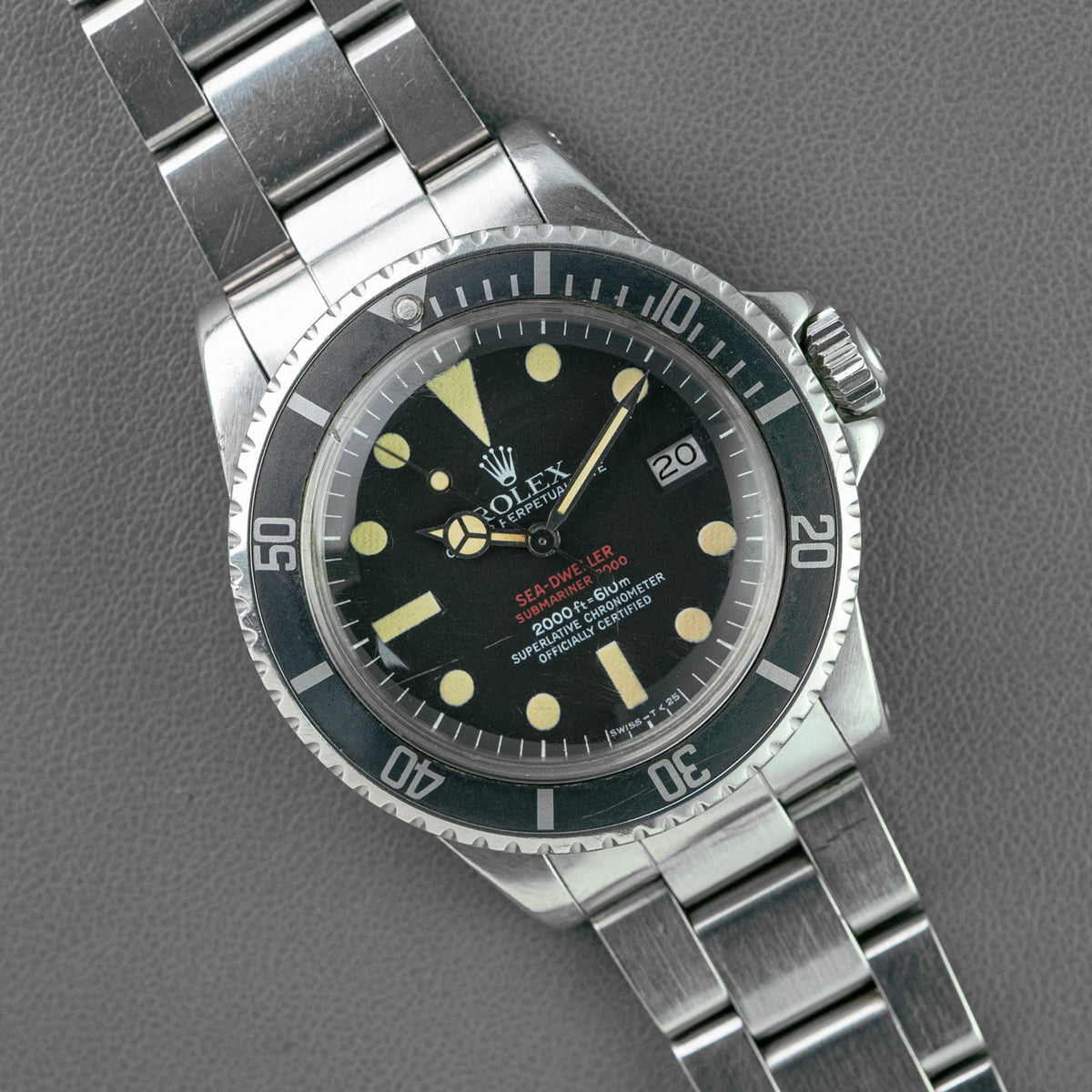 Rolex Sea-Dweller "Double Red" Vintage Automatic Black Dial 40mm