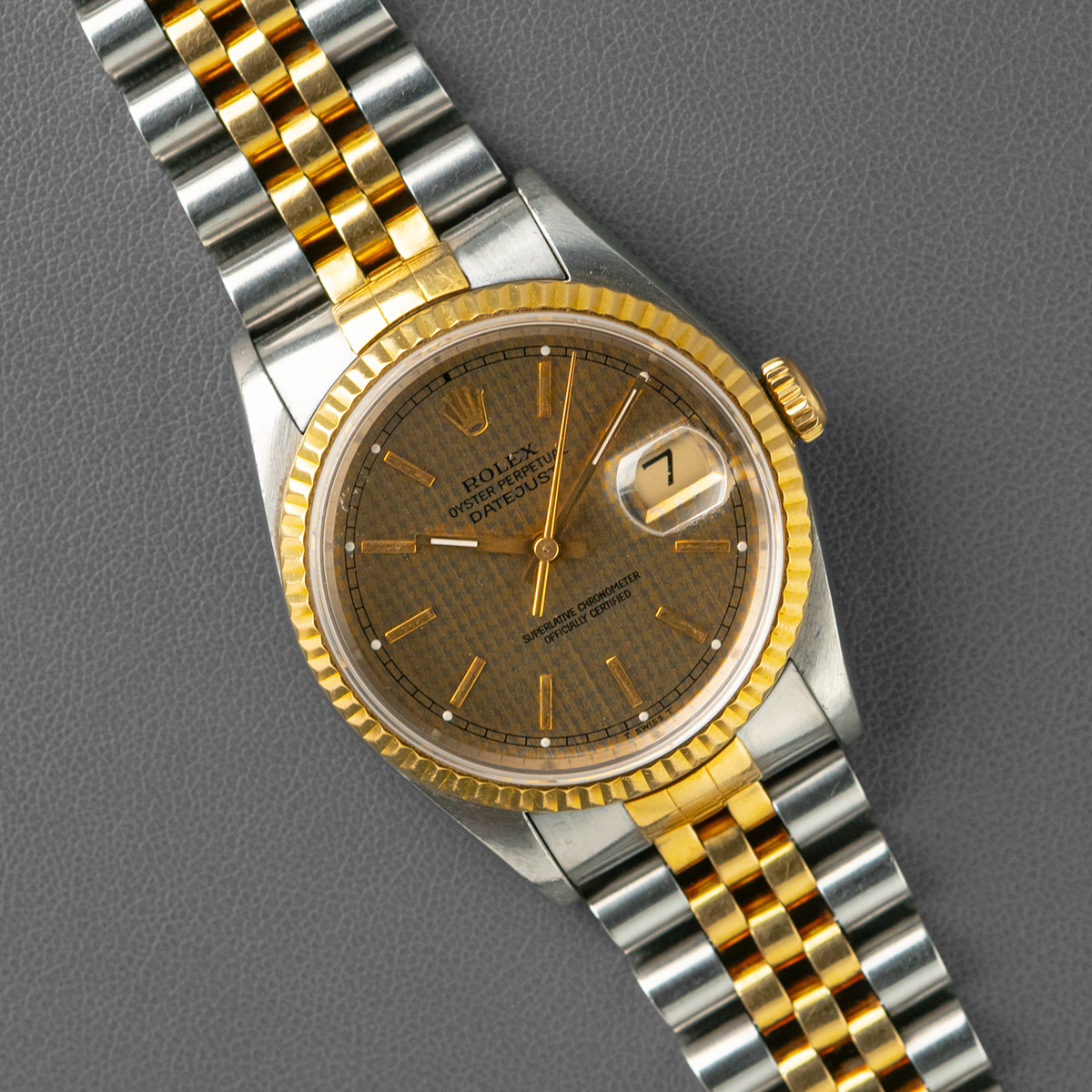 Rolex Datejust 16233 "Pied de Poule" Dial 36 mm