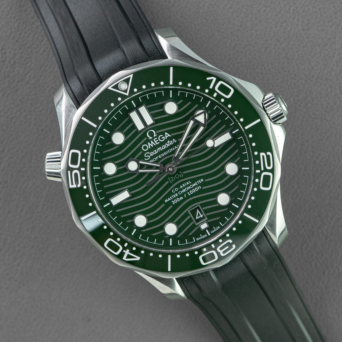 Omega Seamaster Diver 300M Co-Axial Master Chronometer Black Dial 42mm