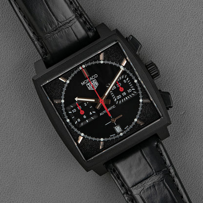 TAG Heuer Monaco "Dark Lord" Black Dial 39mm