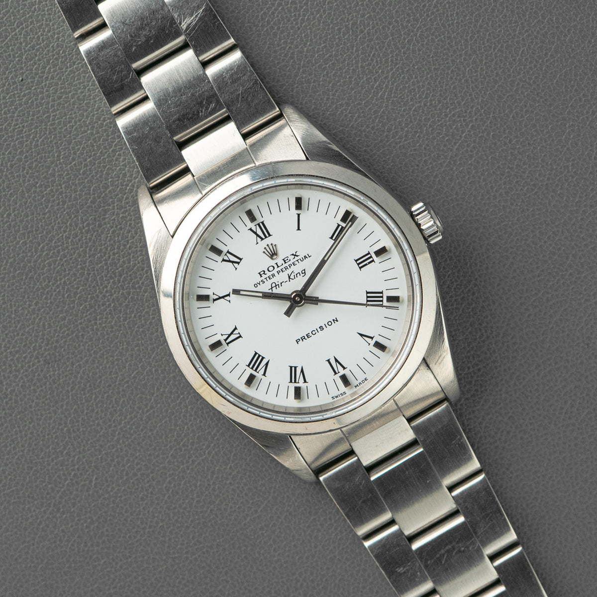 Rolex Air-King Precision 1400 White Roman Dial 34mm