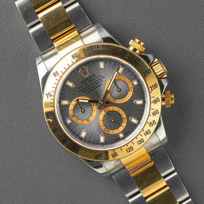 Rolex Cosmograph Daytona 116523 Two-Tone Gray Dial 40mm