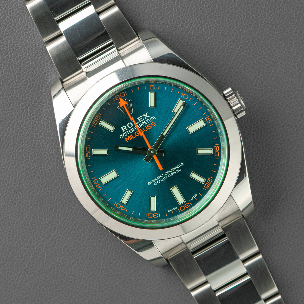 Rolex Milgauss 116400GV Z-Blue Dial 40mm
