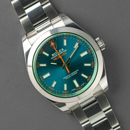 Rolex Milgauss 116400GV Z-Blue Dial 40mm
