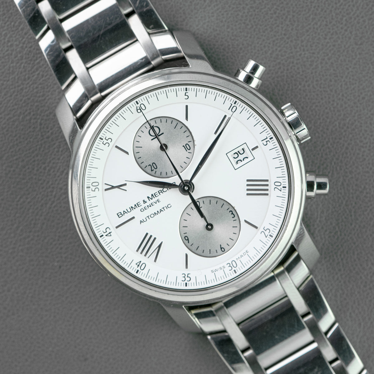 Baume & Mercier Classima Executive Chronograph Silver Dial 42mm