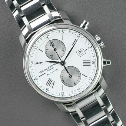 Baume & Mercier Classima Executive Chronograph Silver Dial 42mm