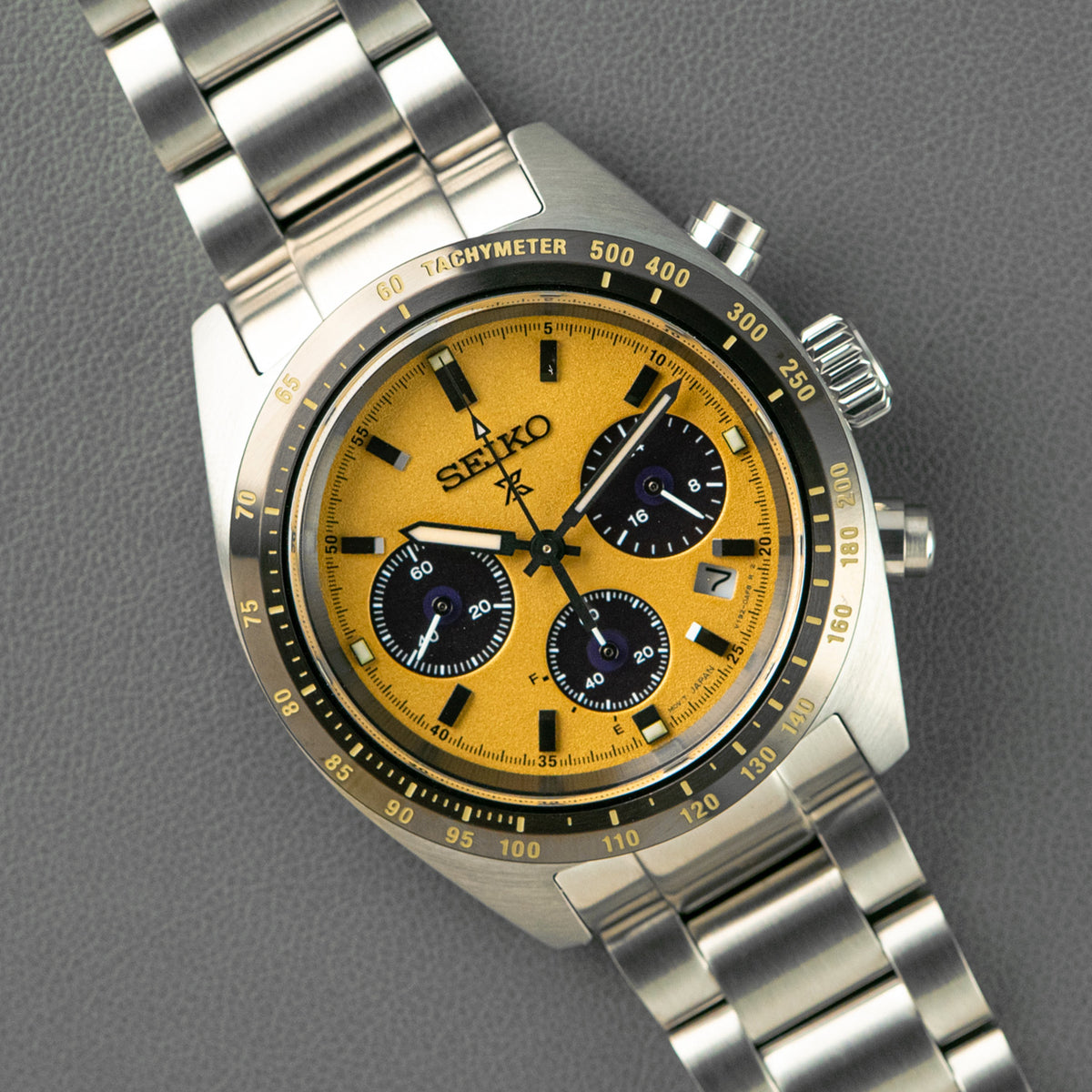 Seiko Prospex Speedtimer Solar Chronograph Sand Dial 39mm
