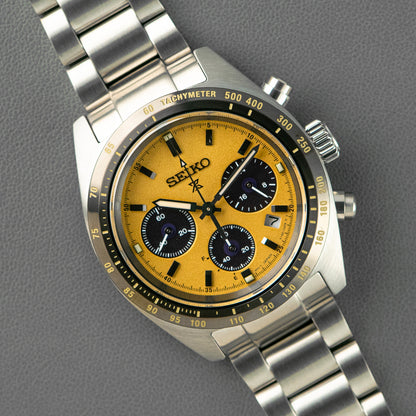 Seiko Prospex Speedtimer Solar Chronograph Sand Dial 39mm