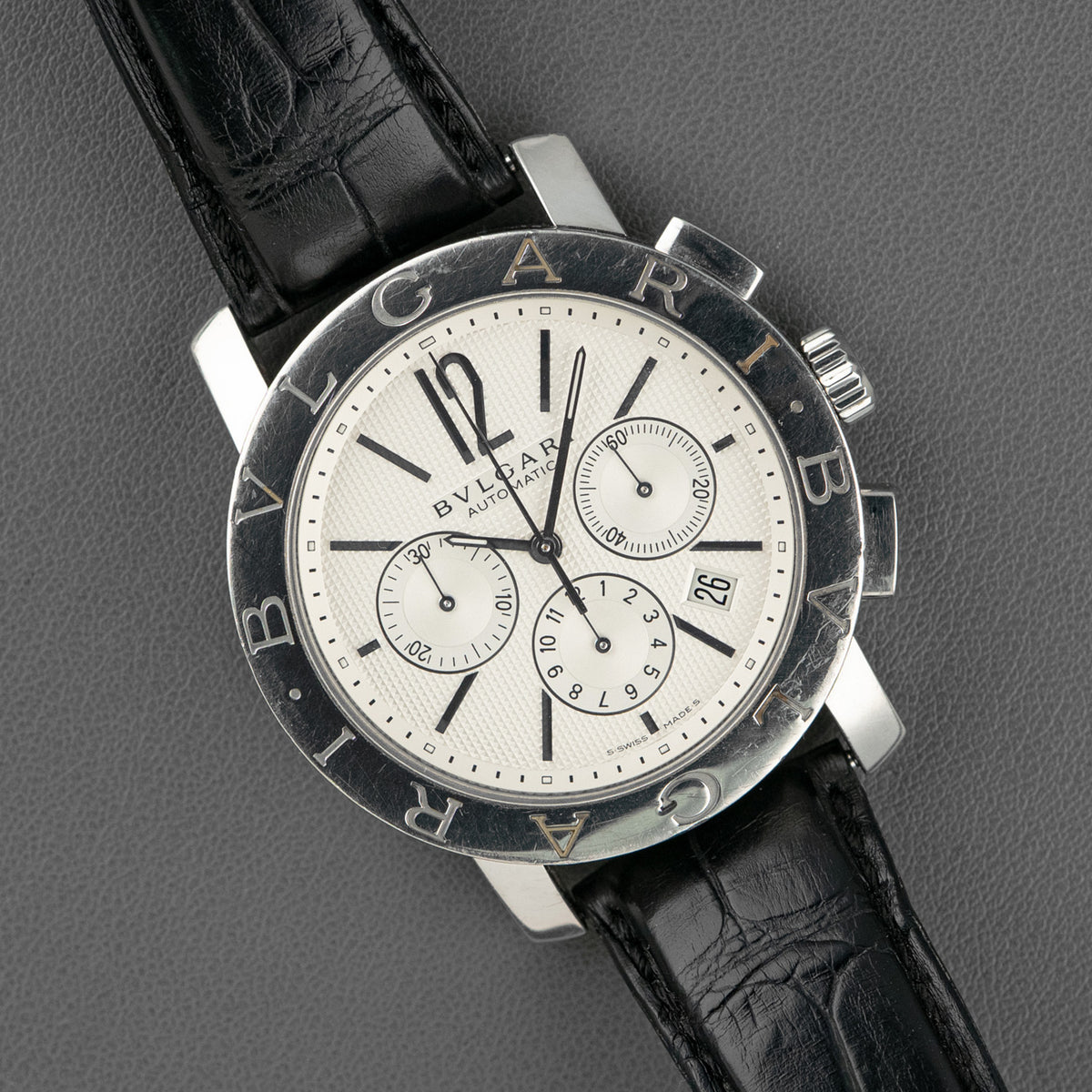 Bulgari Bulgari Bulgari Chronograph Silver Dial 42mm