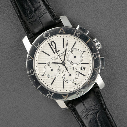 Bulgari Bulgari Bulgari Chronograph Silver Dial 42mm