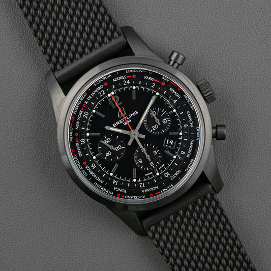 Breitling Transocean Unitime Pilot World Time Chronograph 46mm
