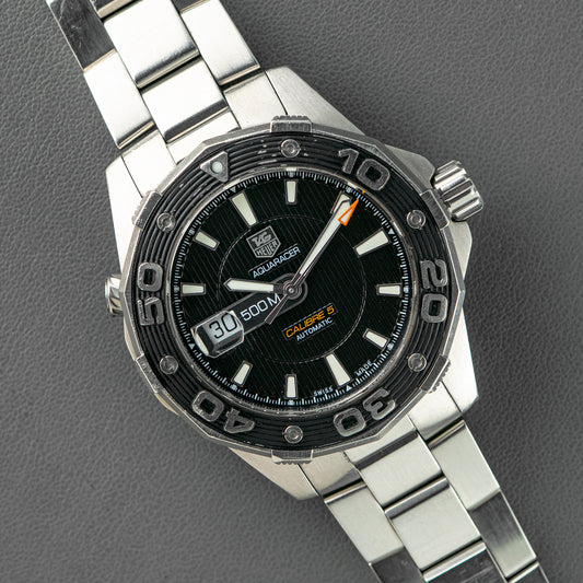TAG Heuer Aquaracer 500M Calibre 5 Automatic Black 43mm