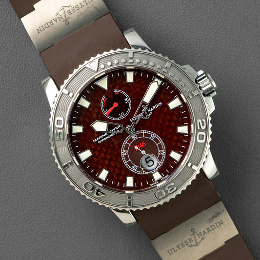 Ulysse Nardin Maxi Marine Diver Automatic Brown Dial 42.7mm