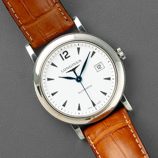 Longines Clous de Paris Automatic Silver Dial 40mm