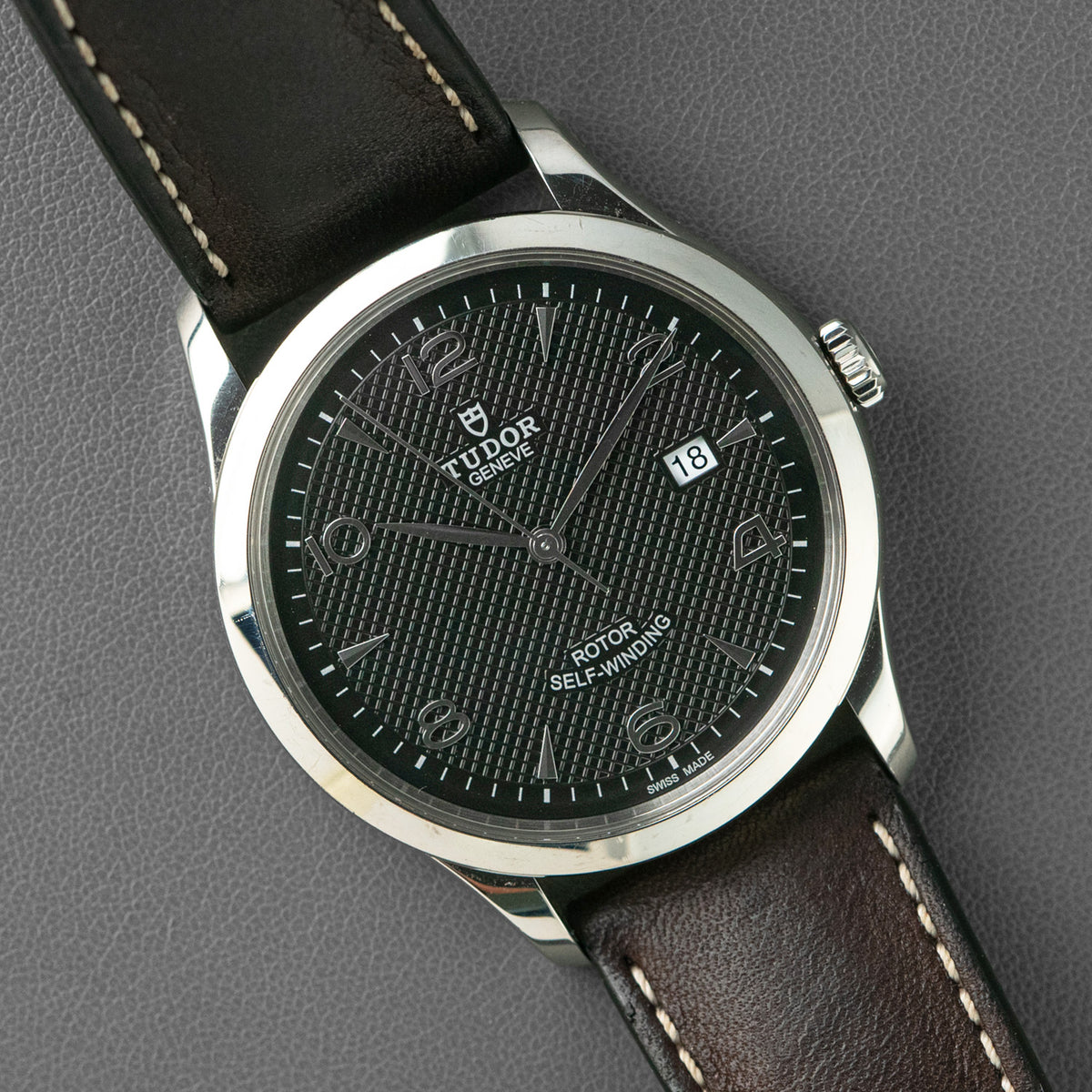 Tudor 1926 Automatic 91650 Black Waffle Dial 41mm