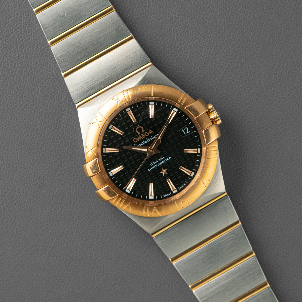 Omega Constellation Co-Axial 35 Two-Tone Black Dial 35mm