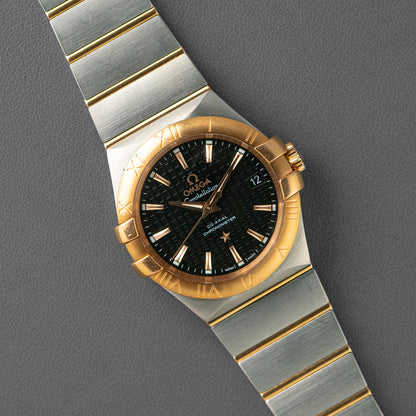 Omega Constellation Co-Axial 35 Two-Tone Black Dial 35mm
