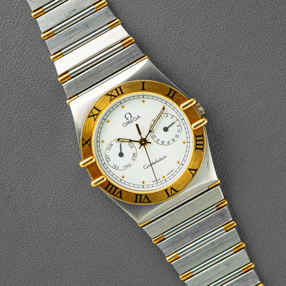 Omega Constellation Manhattan Day-Date Two-Tone Quartz 33mm