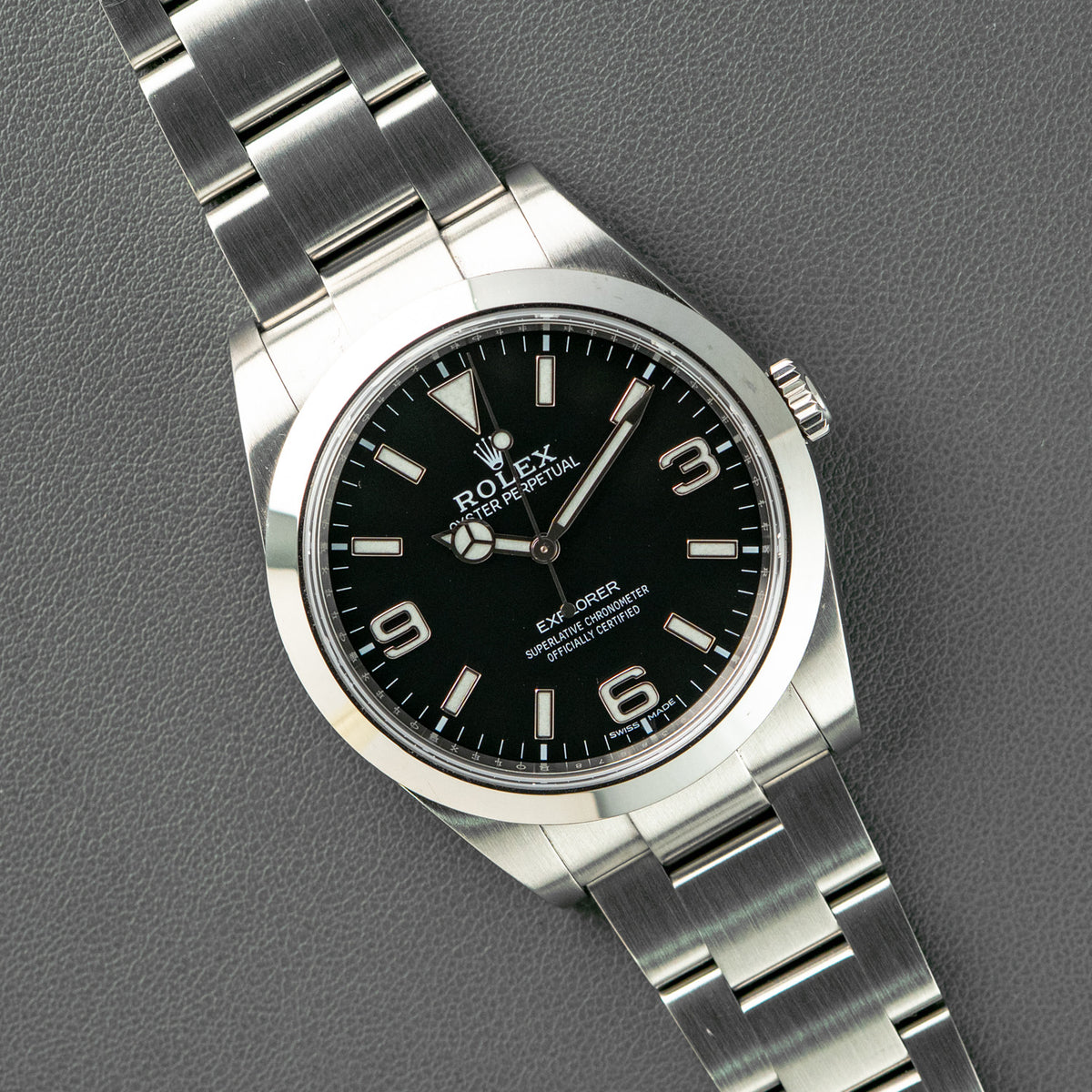 Rolex Explorer Automatic Black Dial "MK2" 214270 39mm