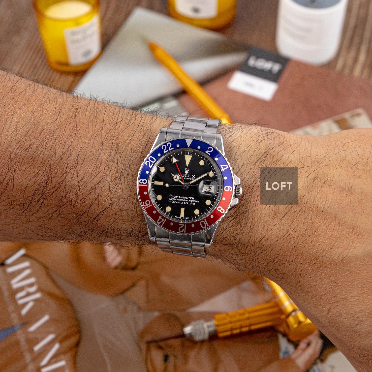 Rolex GMT-Master 1675 Pepsi Vintage 40mm