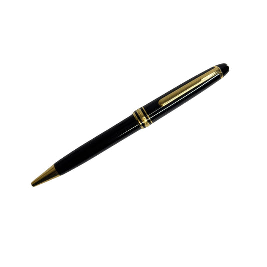 Montblanc Set Meistertruck Classique Gold Ballpoint Pen + Pocket Holder
