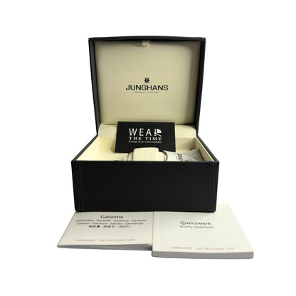 Junghans Max Bill Quartz Date Silver Dial 38mm