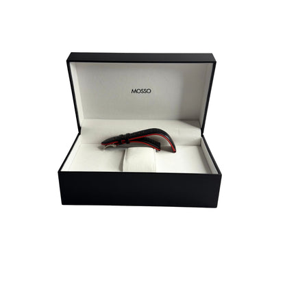 Mosso Italia Bull Head Chronograph Red Dial 42mm