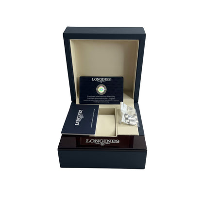 Longines Conquest Quartz Black Dial Date 41mm