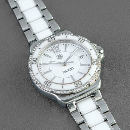 TAG Heuer Formula 1 Diamond WAH1213 White Dial 37mm