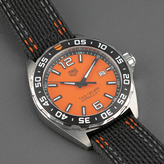 TAG Heuer Formula 1 WAZ101A Orange Dial 43mm