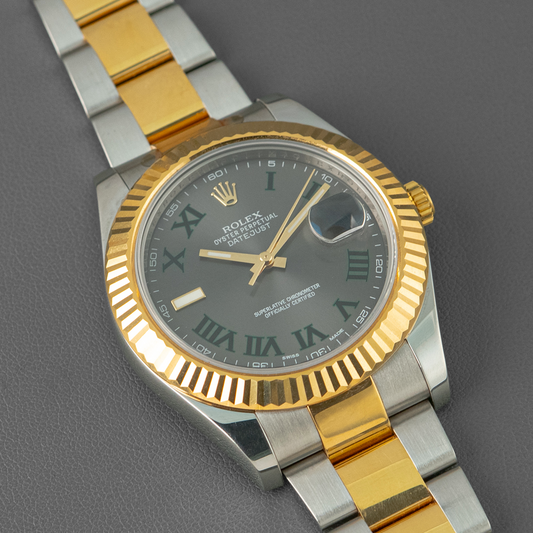 Rolex Datejust II 116333 "Wimbledon" Two-Tone 41mm