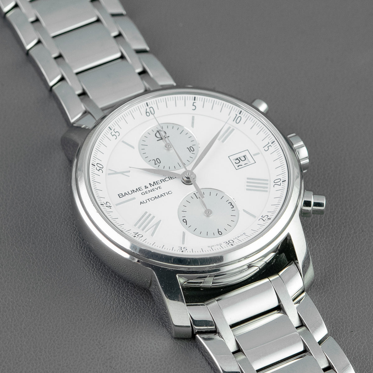 Baume & Mercier Classima Executive Chronograph Silver Dial 42mm