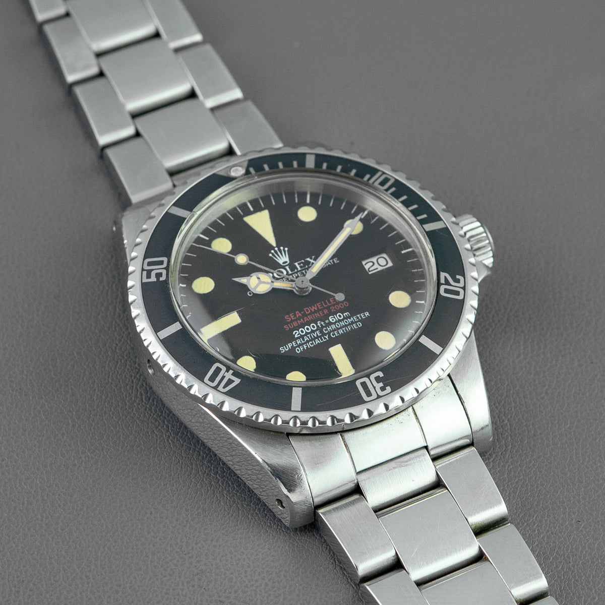 Rolex Sea-Dweller "Double Red" Vintage Automatic Black Dial 40mm