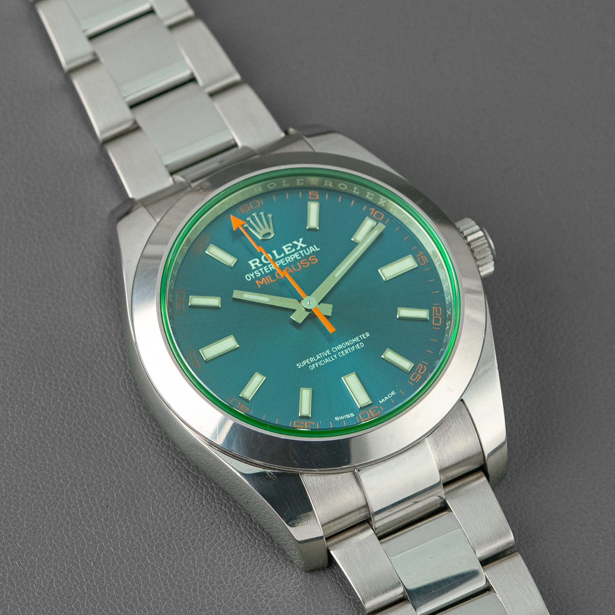 Rolex Milgauss 116400GV Z-Blue Dial 40mm