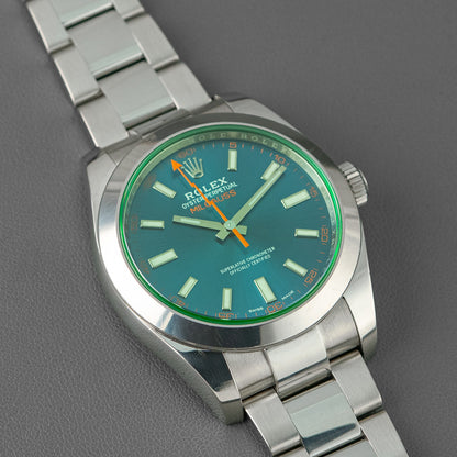 Rolex Milgauss 116400GV Z-Blue Dial 40mm