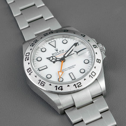 Rolex Explorer II "Polar" GMT Automatic White Dial 42mm