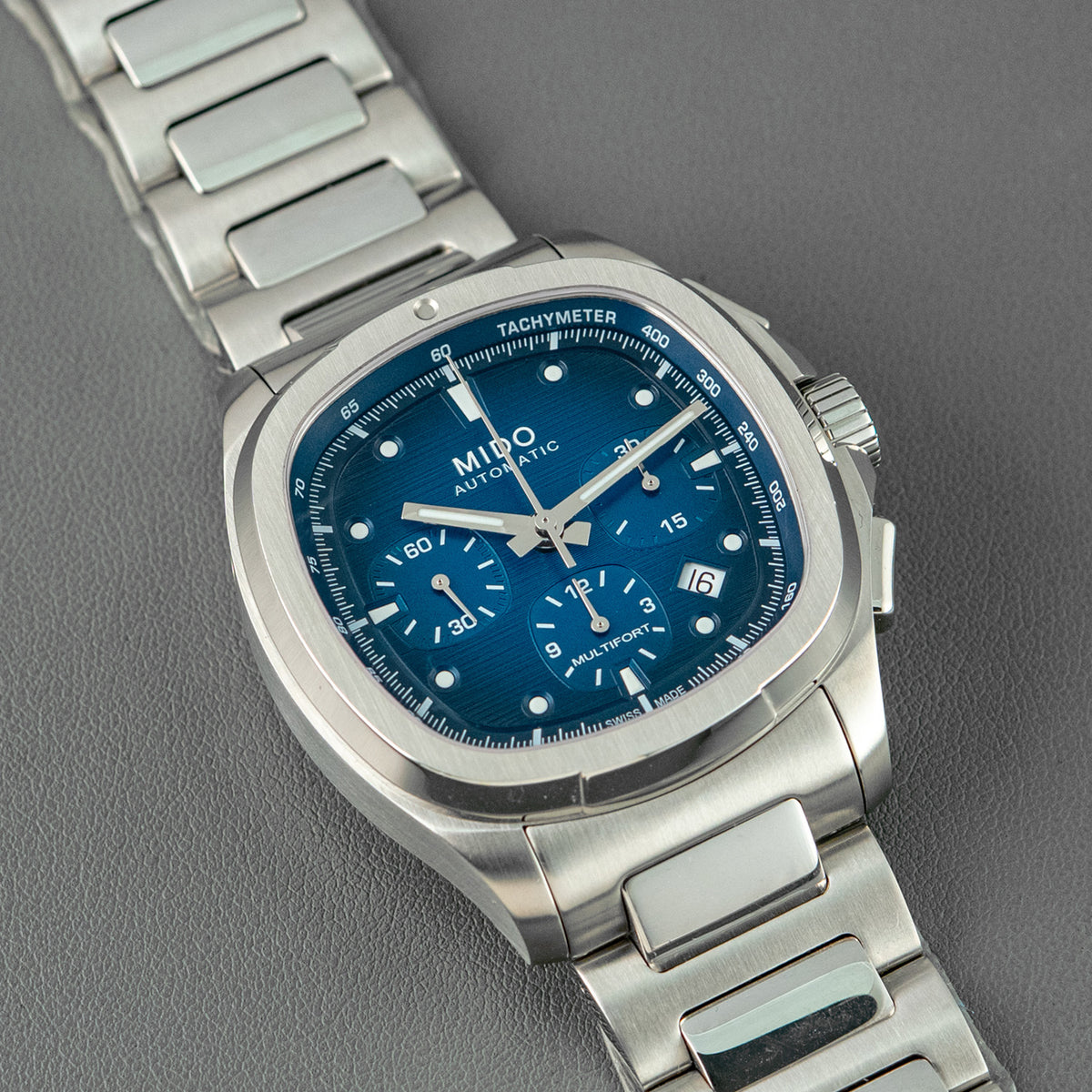 Mido Multifort TV Chronograph Automatic Blue Dial 42mm