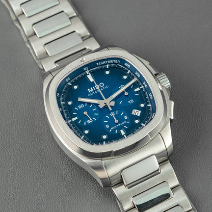 Mido Multifort TV Chronograph Automatic Blue Dial 42mm